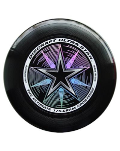 Disco o Frisbee Negro Discraft Ultra-Star 175 g Profesional