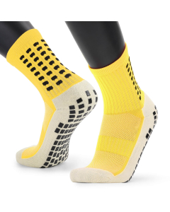 Medias deportivas ultisocks amarillas antideslizantes