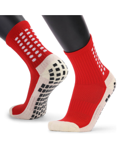 Medias deportivas ultisocks rojas antideslizantes